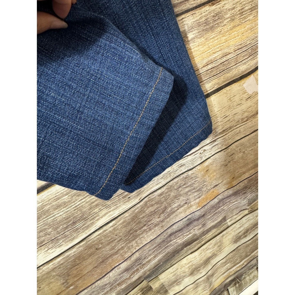 Current Elliott Jeans The Straight Leg Rambler Dark Wash Blue 26 Soft Stretch - Picture 4 of 7